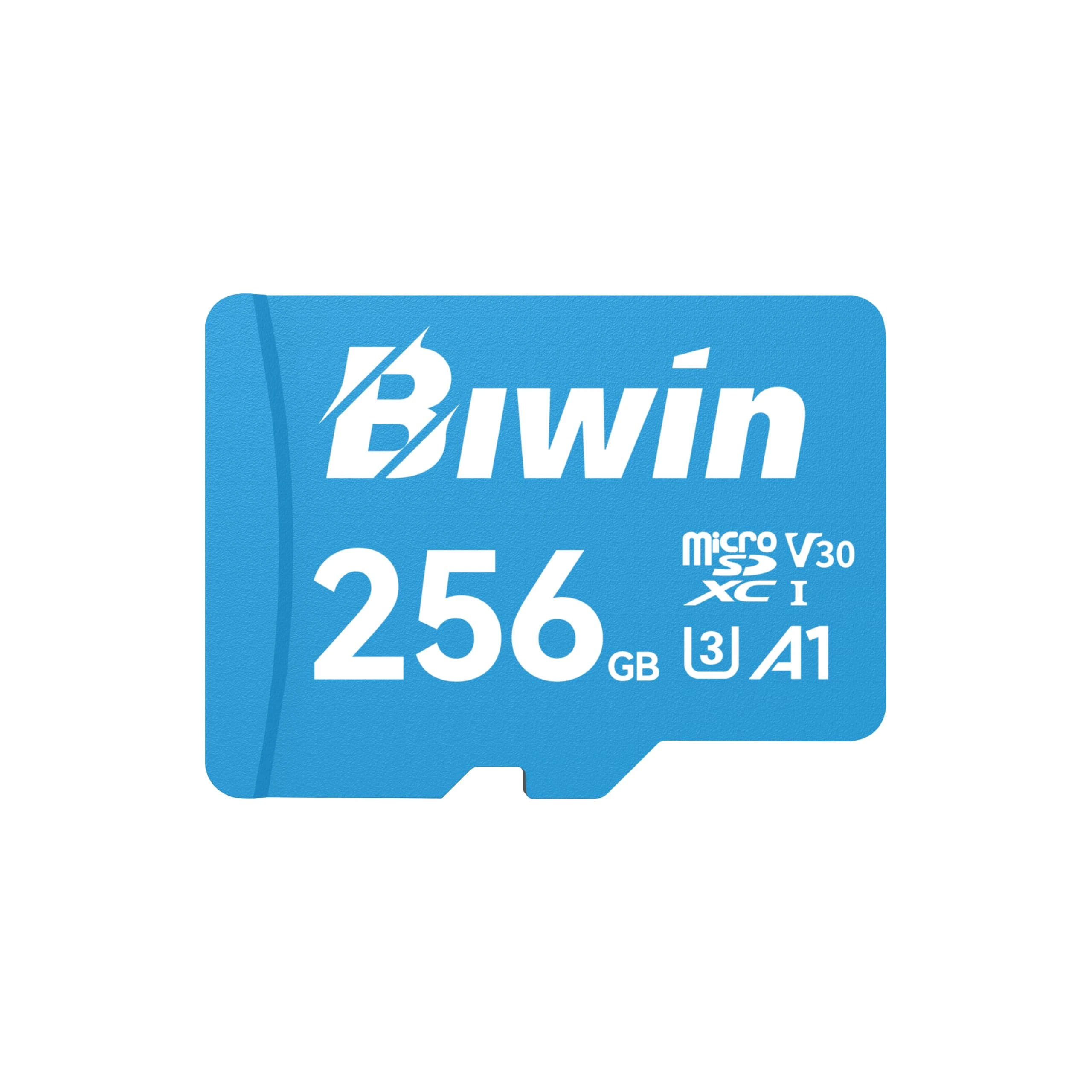 Biwin MS100 Micro SDXC Card 256GB, MicroSD UHS-I Memory Card, A1, V30, U3 Class 10, Up to 100 MB/s Read Speeds for Smartphones, Tablets, Home Security Camera and Dash Cams