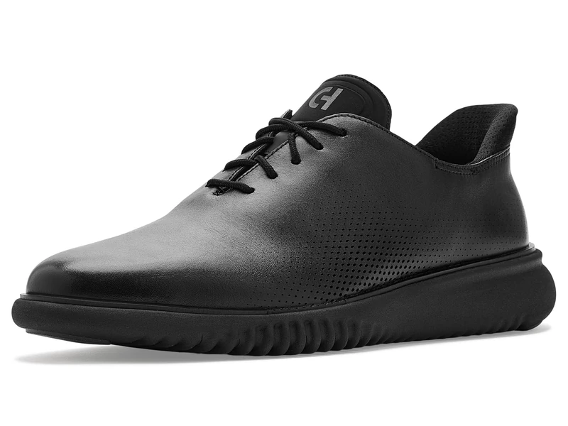 Cole Haan Men's 2.Zerogrand Evolution Laser Cut Quick-On Oxford, Black/Black, 7-M UK