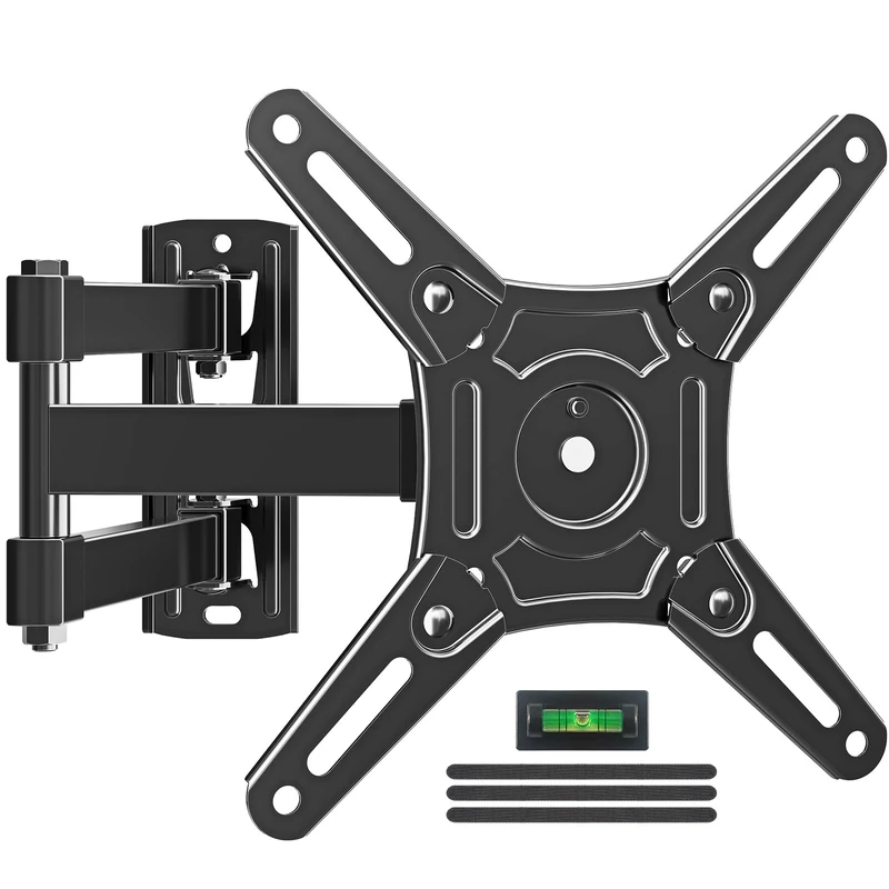 MOUNTUP TV Wall Bracket for Most 14-42 Inch LED, LCD, OLED Flat TVs & Monitors, Full Motion TV Mount with Tilt Swivel Extension, Max VESA 200x200mm up to 15KG, EU0030