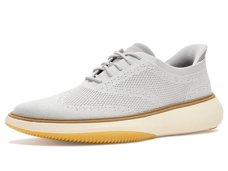 Cole Haan Men's Grand Phaze Quick-On Stitchlite Casual Lightweight Oxford, Oyster Mushroom, 9-M UK
