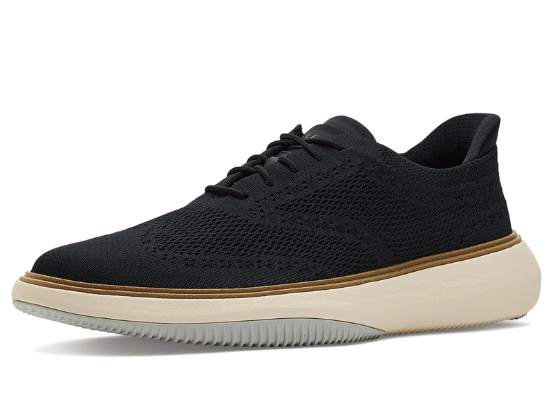 Cole Haan Men's Grand Phaze Quick-On Stitchlite Casual Lightweight Oxford, Black/Natural, 10.5-M UK