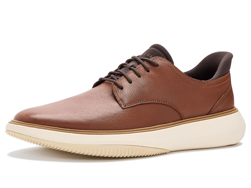 Cole Haan Men's Zerogrand Grand Phase Quick-On Plain Toe Oxford, British Tan/Dark Natural, 10-M UK
