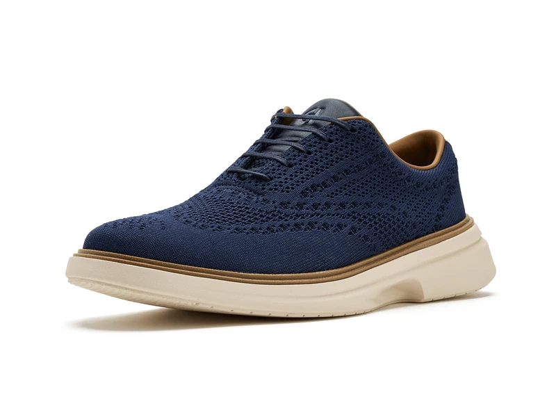 Cole Haan Men's OriginalGrand Cityspectre Stitchlite Wingtip Oxford, Navy Blazer/Natural, 11-M US