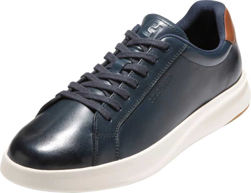 Cole Haan Men's Grand Crosscourt II Tennis Sneaker, Navy Blazer/British Tan, 13-M US