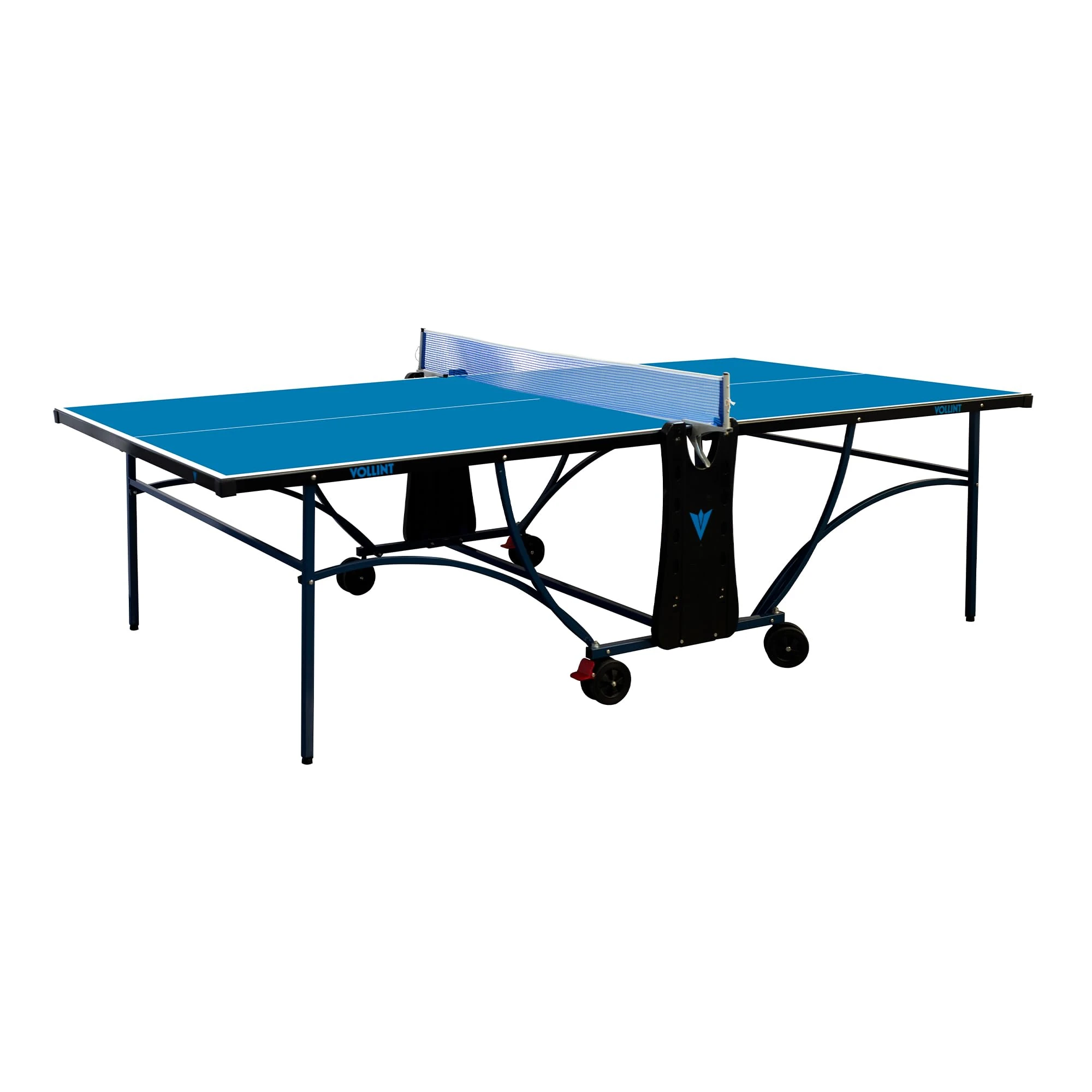 Vollint BigBounce Table Tennis Tables, Outdoor, Indoor, 3/4 Lite size tables, Ping Pong Equipment for Families, Foldable & Easy to Store, Accessories Included, Solid Steel Frame (Outdoor)