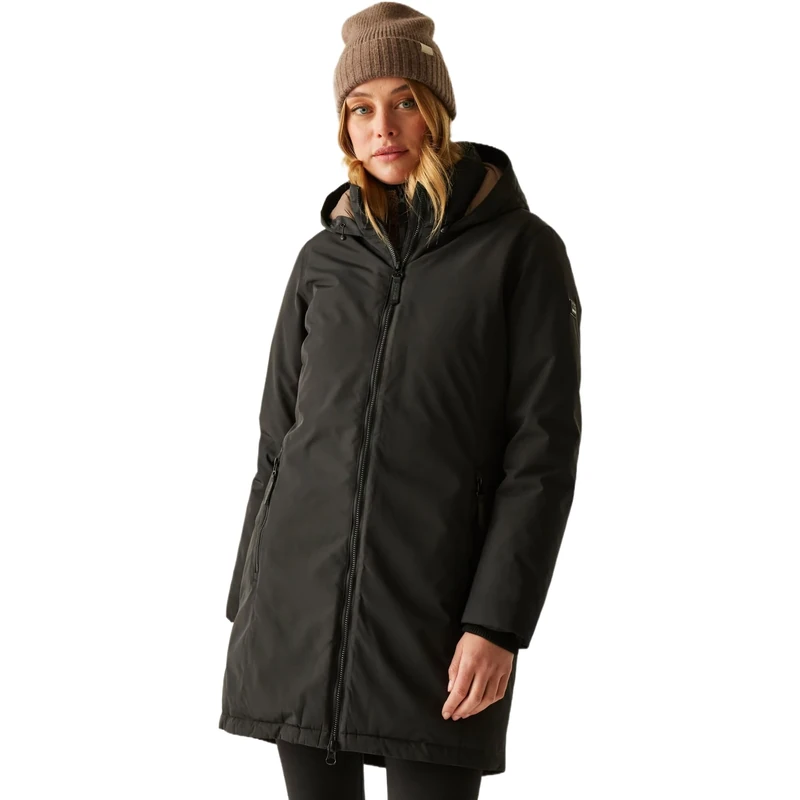 Regatta Womens Marron Waterproof Jacket Insulated Long Length Winter Coat