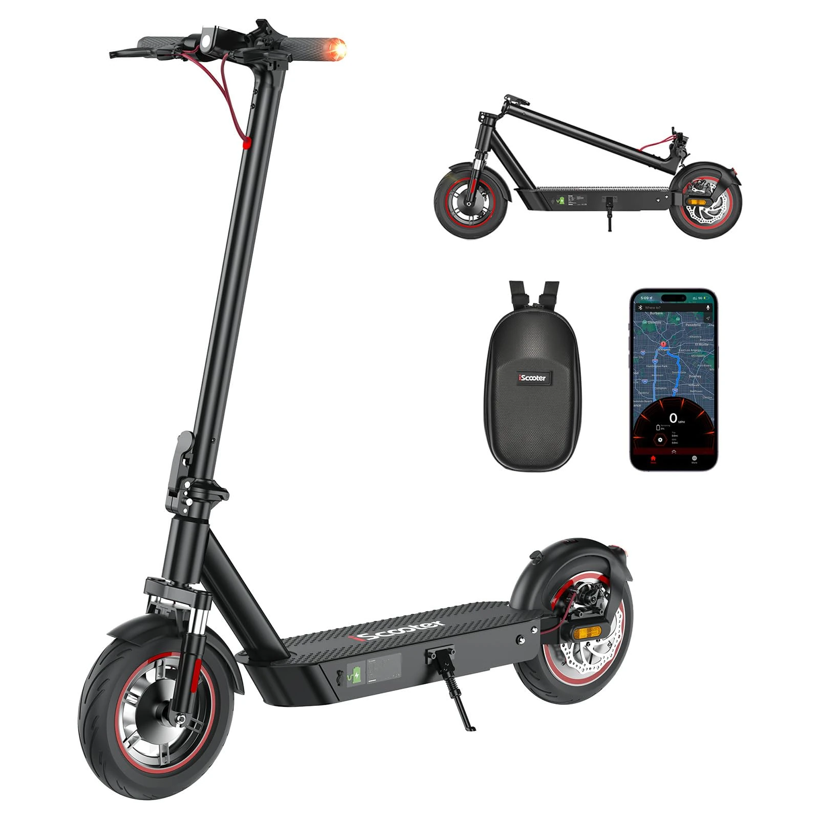 10 Inch Adult Electric Scooter with 50KM Long Range