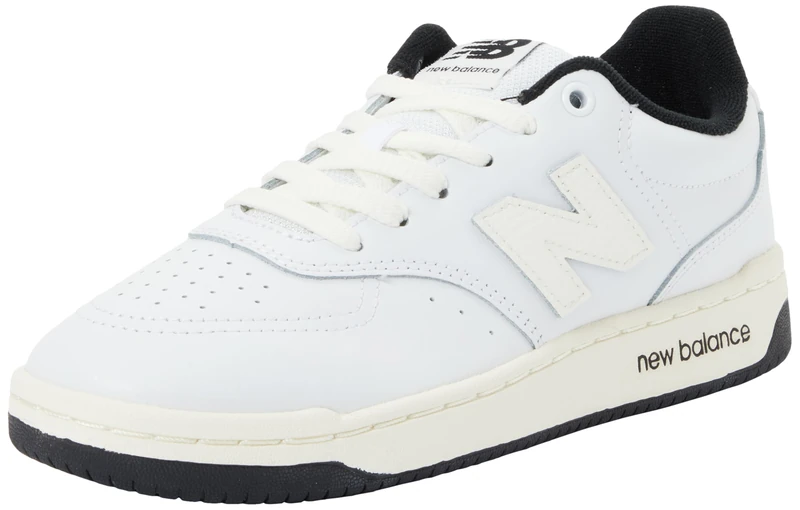 NEW BALANCE Mens 80 Sneaker, White, 5 UK