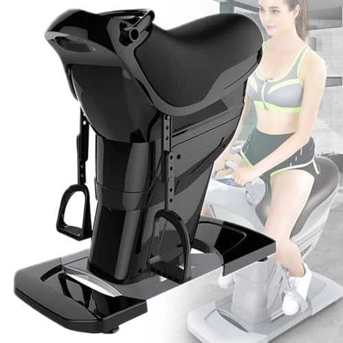 CMOLVUR Electric 3D Simulation Horse Riding Machine, 20 Speeds with One-touch LCD Display, Aerobic Fitness Equipment for Waist, Legs, and Hips Toning