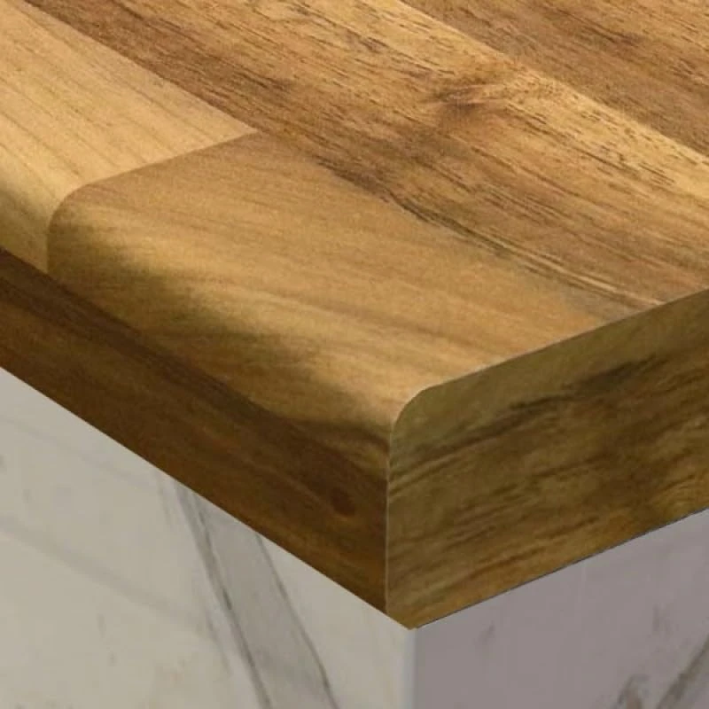 Porterhouse Walnut Kitchen Worktop,2m x 600mm x 40mm Heat and Water Resistant Kitchen Countertop