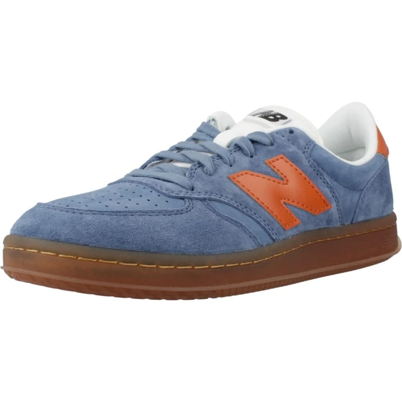 New Balance 500 Sneaker - White Suede and Nubuck Trainer - Image 1