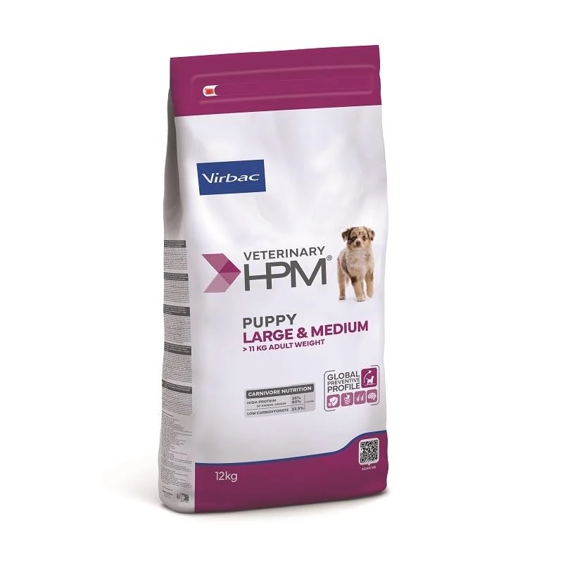 Veterinary HPM Puppy Large & Medium Dog 12kg