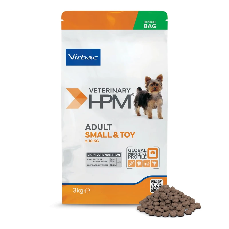 Veterinary HPM Adult Small & Toy Dog 3kg