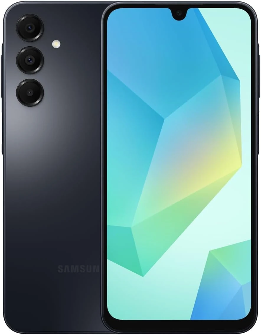 SAMSNG Galaxy A16 4G Mobile Phone, 17 cm (6.7 inches), Double SIM, USB Type-C, 4GBRAM, 128 GB, 5,000 mAh Black