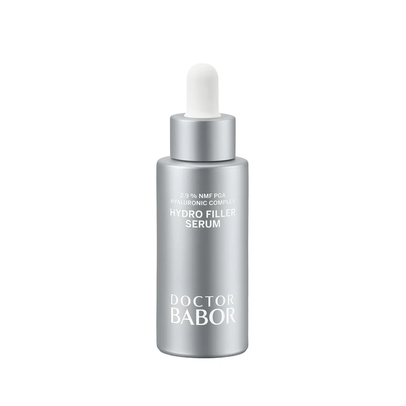 DOCTOR BABOR Hydro Filler Serum | Facial Care for Dry Skin, Moisturising Serum with 2.9% NMF PGA, With Hyaluronic Acid and Peptides, Glow Serum for Face, Fragrance Free, Vegan | 30ml