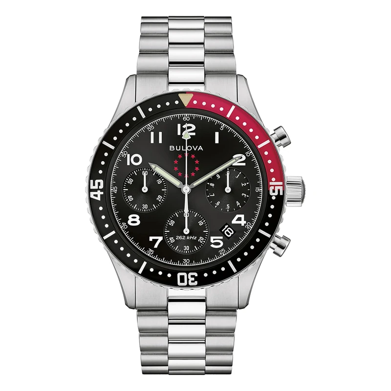 Bulova Men's Chronograph Quartz Watch with Stainless Steel Strap 98B451