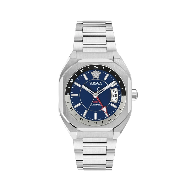 Versace V-Contempo GMT Men's Automatic Swiss Made Watch