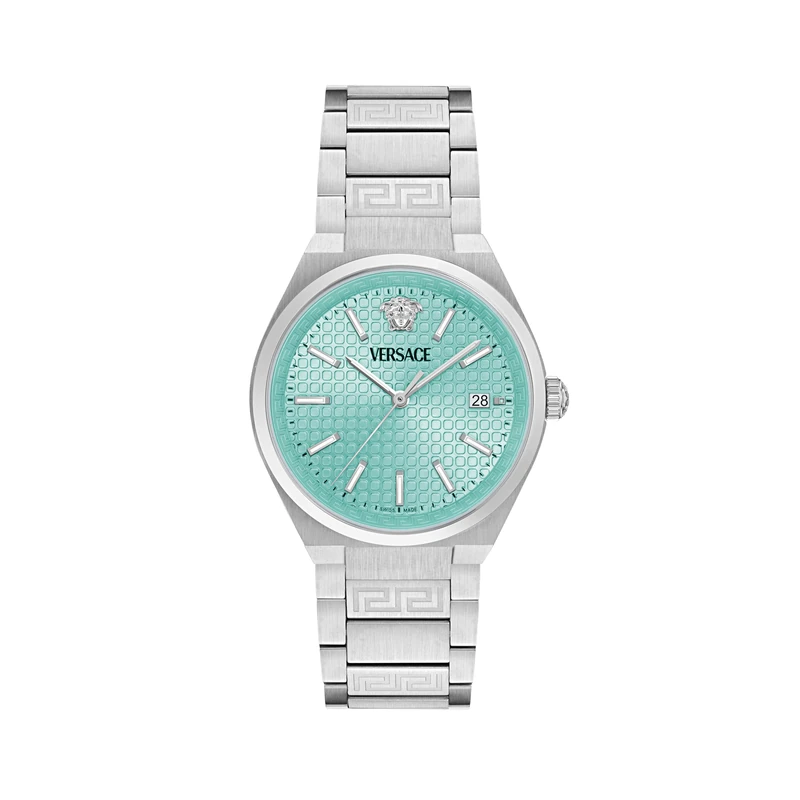 Versace Men's Analogue Swiss Quartz Watch with Stainless Steel Strap VE0F00225