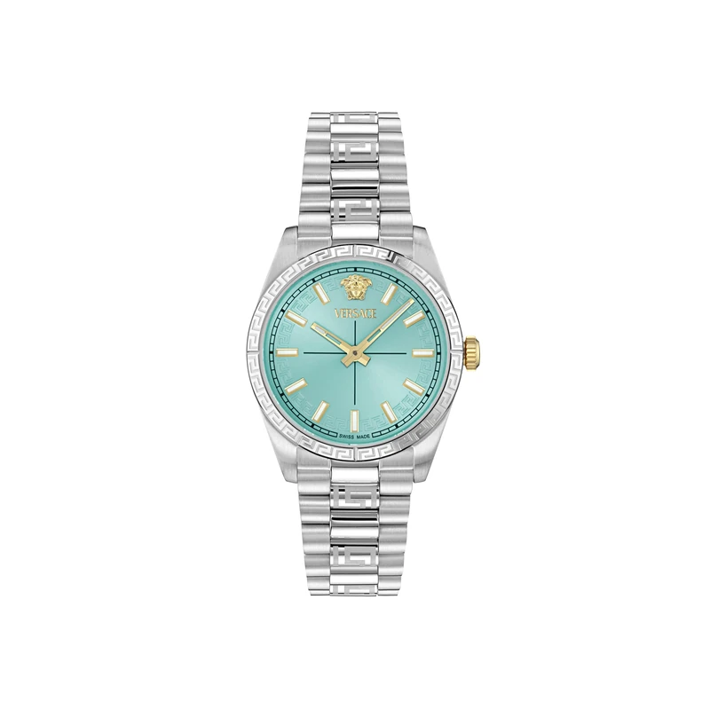 Versace Women's Analogue Swiss Quartz Watch with Stainless Steel Strap VE0E00225