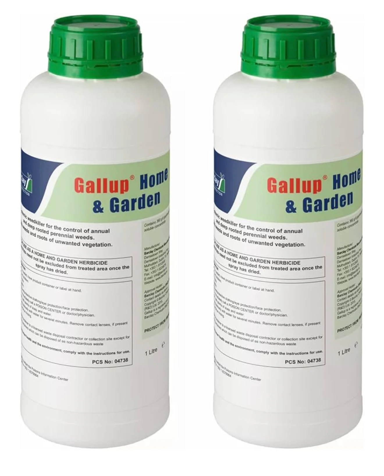 2L Gallup Home & Garden - SUPER STRENGTH 360g Glyphosate Weedkiller Effective on Annual Perennial Grass, Broad Leaved Weeds (MOST EFFECTIVE WEEDKILLER TOTAL WEEDKILLER)