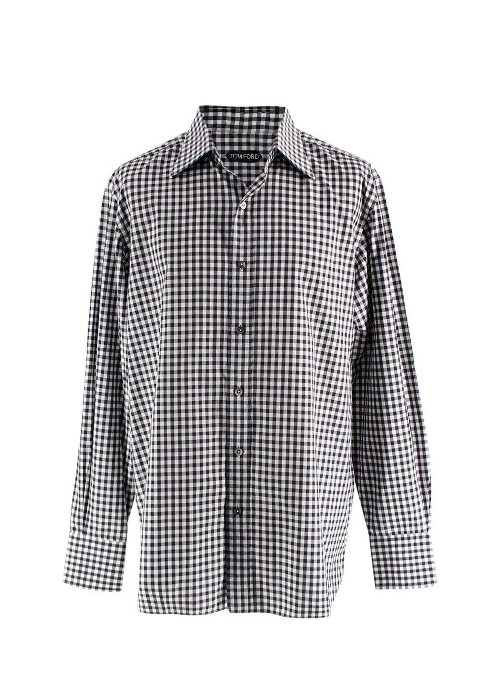Tom Ford Pre-Loved Men's Gingham Shirt