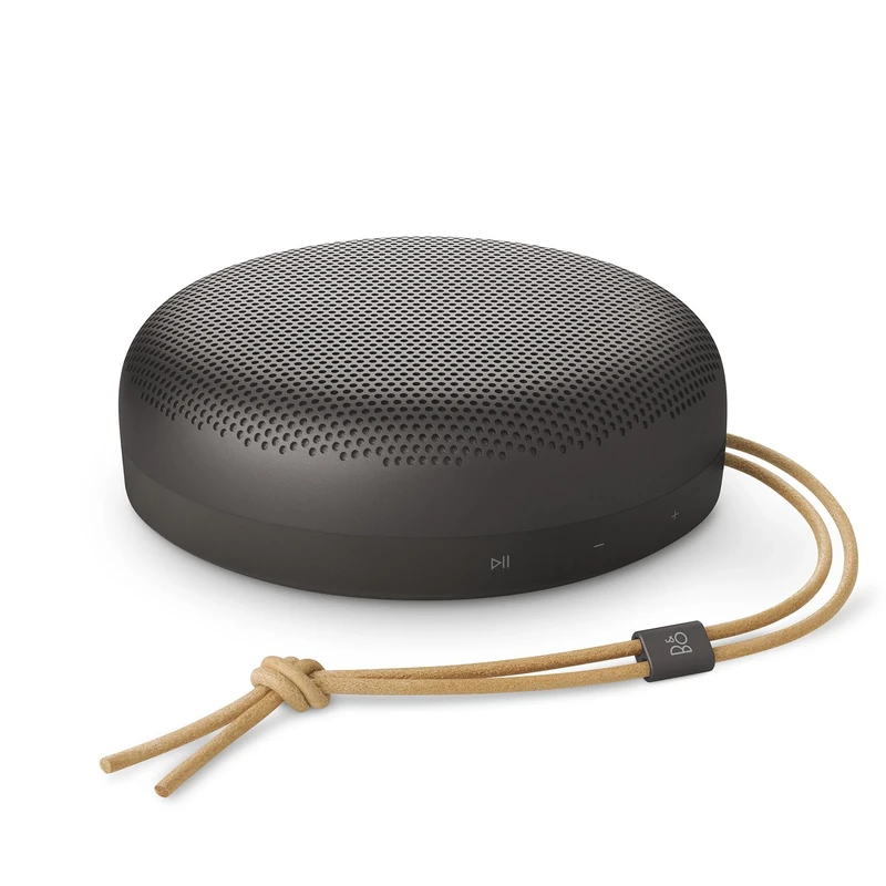 Bang & Olufsen Beosound A1 (3rd gen) – Portable Compact Wireless Bluetooth Speaker, Waterproof (IP67), C2C certified, up to 24 hours of playtime and 3 Microphones for clear voice calls - Warm Granite