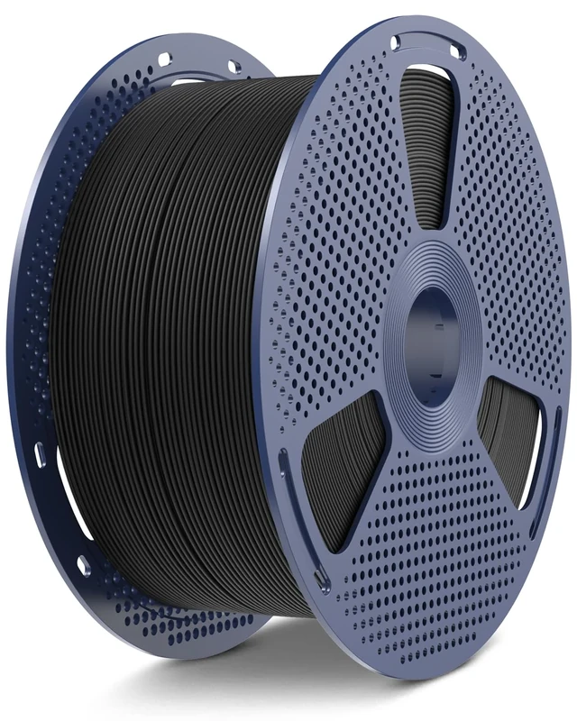 SUNLU 5KG Rapid PETG 3D Printer Filament 1.75mm, Large Spool High Speed 30-600mm/s PETG for Big Projects, No Frequent Filament Changes, Dimensional Accuracy +/- 0.02mm, (5KG Spool, Black)