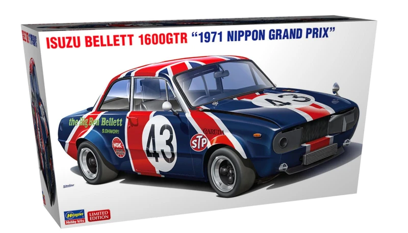 Hasegawa 620776-1/24 Isuzu Bellett 1600Gtr 1971 Nippon Grand Prix 1:24 Scale