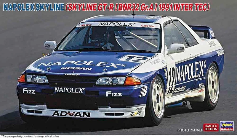 Hasegawa 620780-1/24 Napolex Skyline Skyline Gt-R Scale 1:24