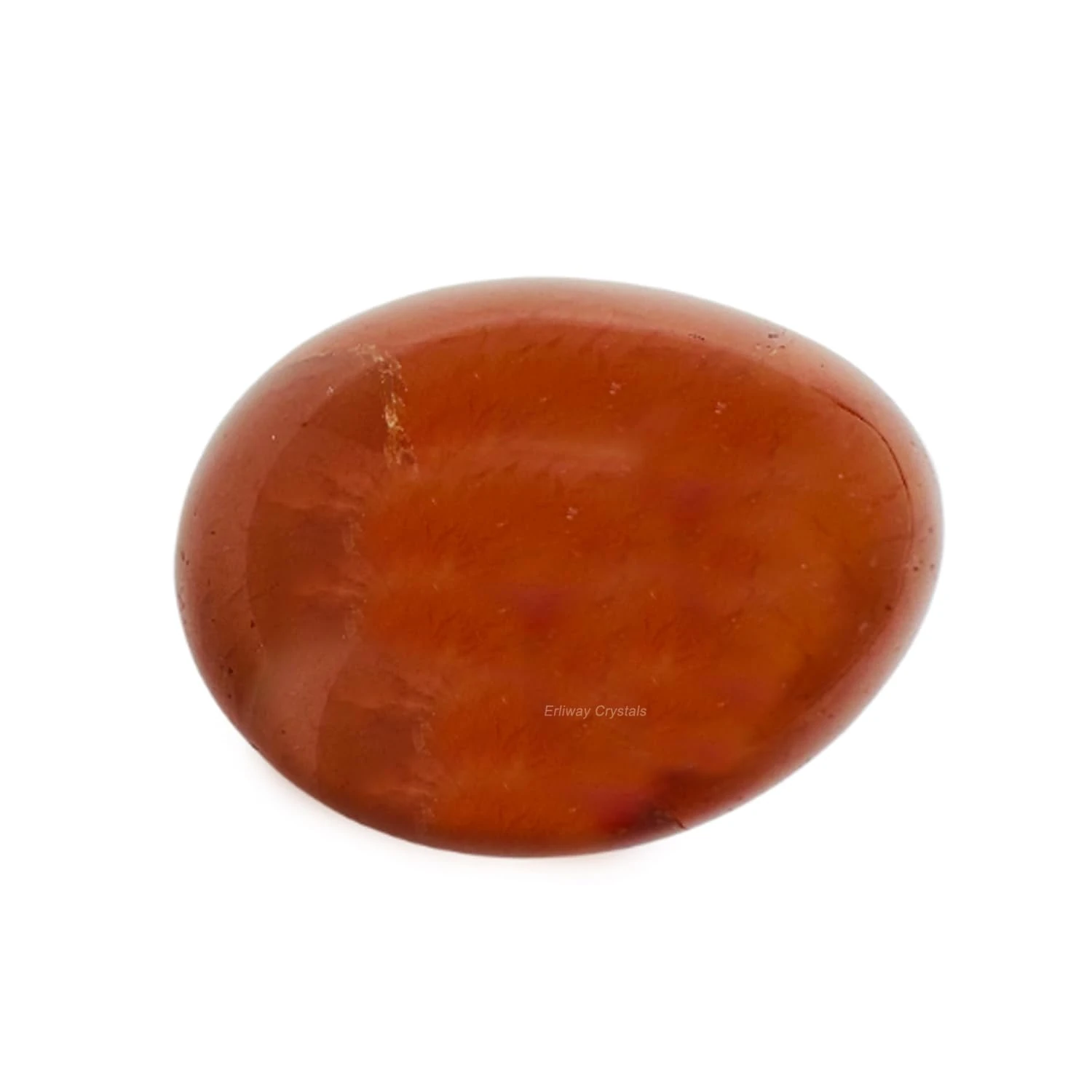 Erliway Carnelian Healing Crystal Stones, 1.25-2.0" Large Reiki Healing Gemstones Natural Tumbled Polished Stones for Energy Witchcraft Therapy Meditation