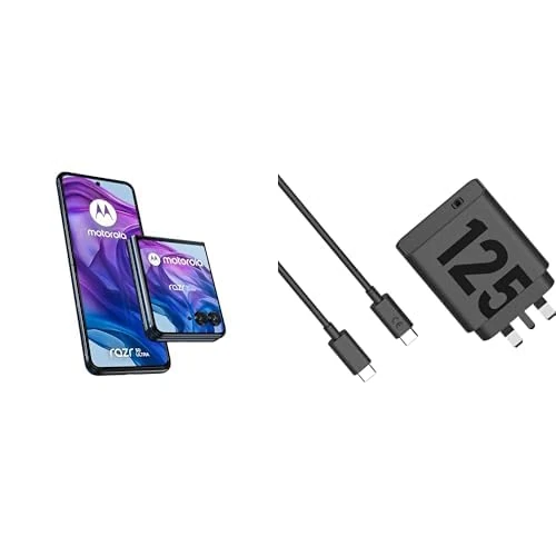 Motorola Razr50 Ultra Midnight Blue with 125W UK Charger