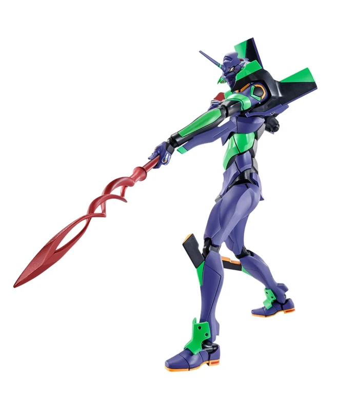 TAMASHII NATIONS - Neon Genesis Evangelion - Evangelion Test Type-01＋Spear of Cassius Renewal Color Edition (Reissue) The Robot Spirits Figure