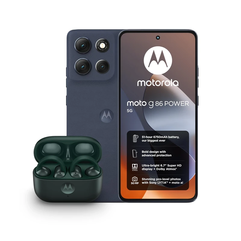 Motorola G86 8+256 Spellbound and Moto buds loop - Green