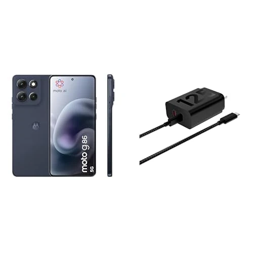 Motorola G86 8+256 Spellbound and Moto UK Charger -Dual port 125w