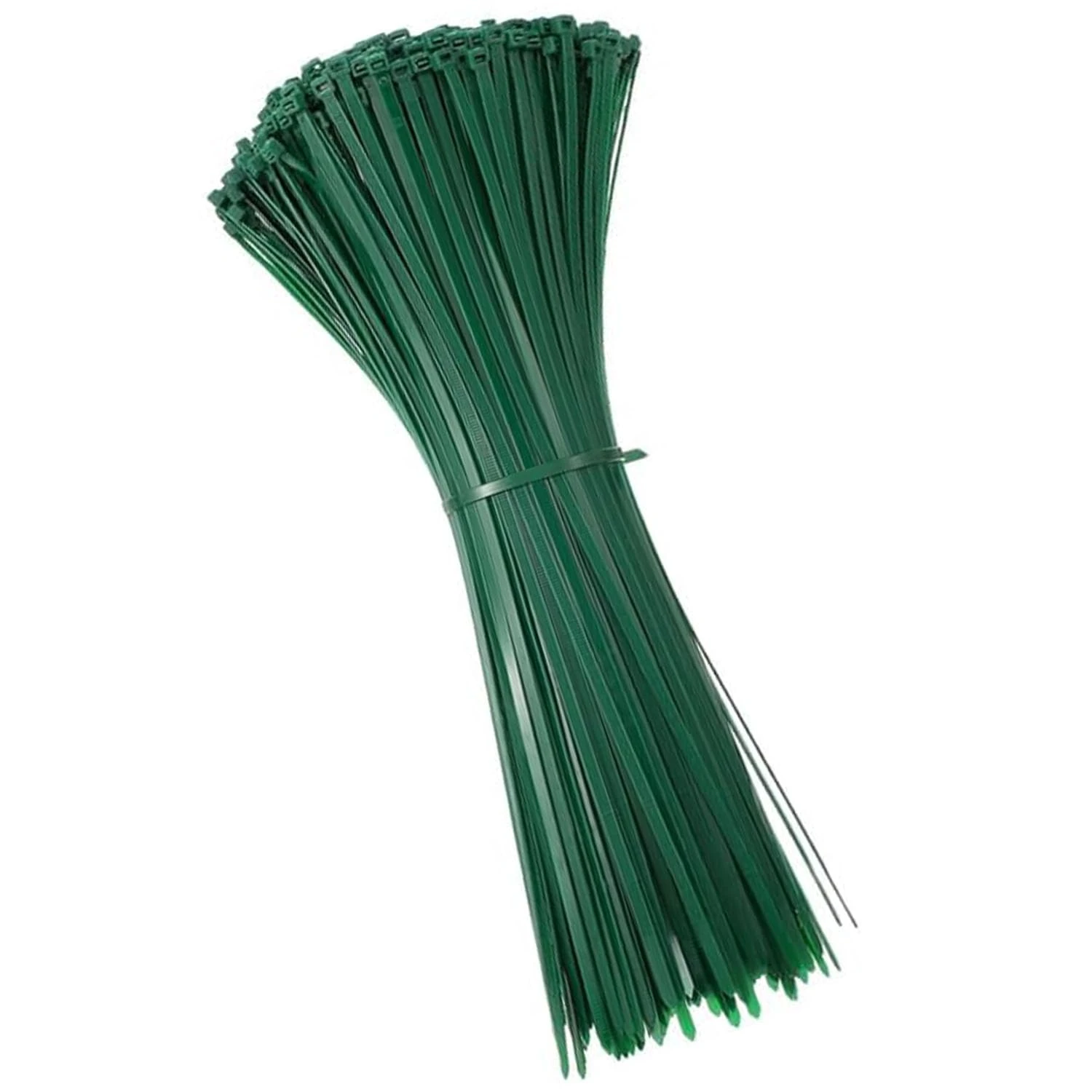 100 Pack of Green Cable Ties, 200 mm x 3.6 mm Premium Tie Wraps, Nylon Zip Ties, Secure Self-Locking,Multi-Purpose Plastic Tie Wraps for Home, Garden, Office, DIY