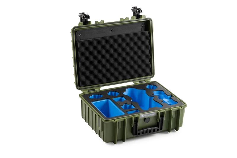 B&W International Baule Outdoor 5000 (PP.221) Case for DJI Mavic 4 Pro - Waterproof (IP67), Dustproof, Shockproof, Extremely Robust