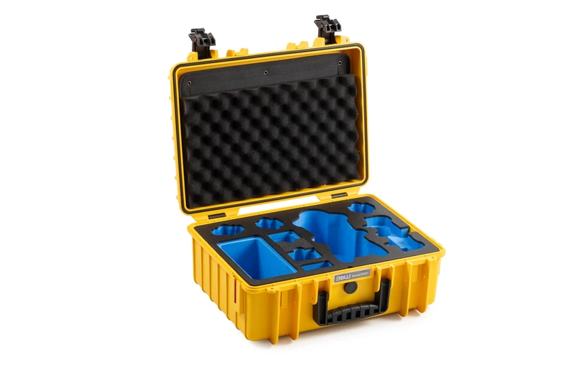 B&W International Outdoor Transport Case 5000 (PP.221), Black, for DJI Mavic 4 Pro, Waterproof (IP67), Dustproof, Shockproof, Extremely Resistant