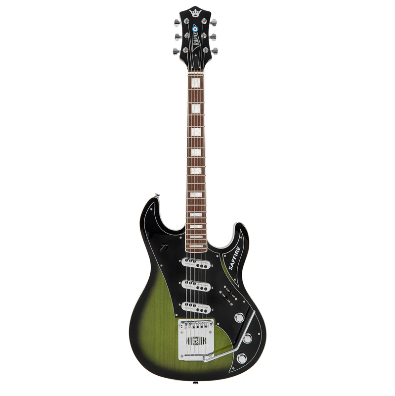 RAPIER SAFFIRE ULTRA ELECTRIC GUITAR - GREENBURST