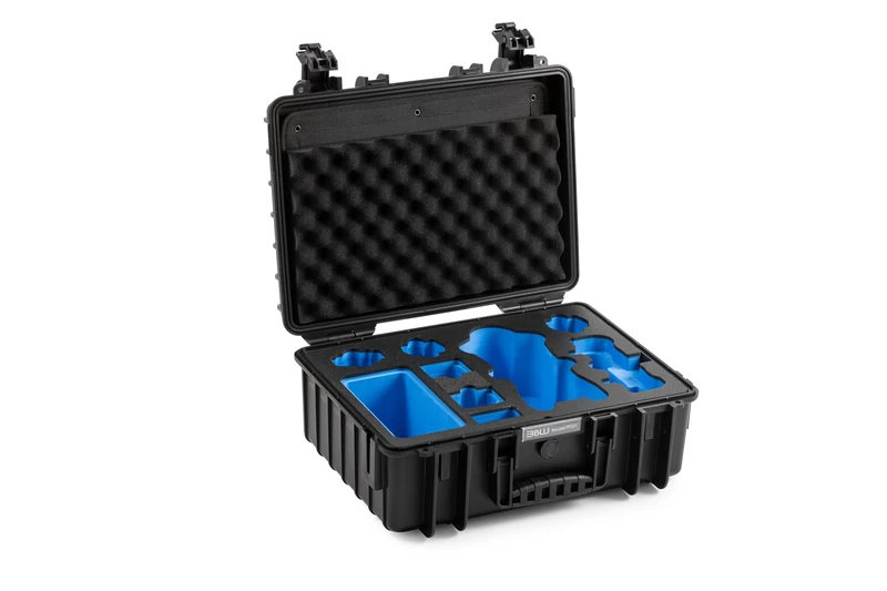 B&W International Outdoor 5000 (PP.221) Black Carrying Case for DJI Mavic 4 Pro - Waterproof (IP67), Dustproof, Shockproof, Extremely Robust