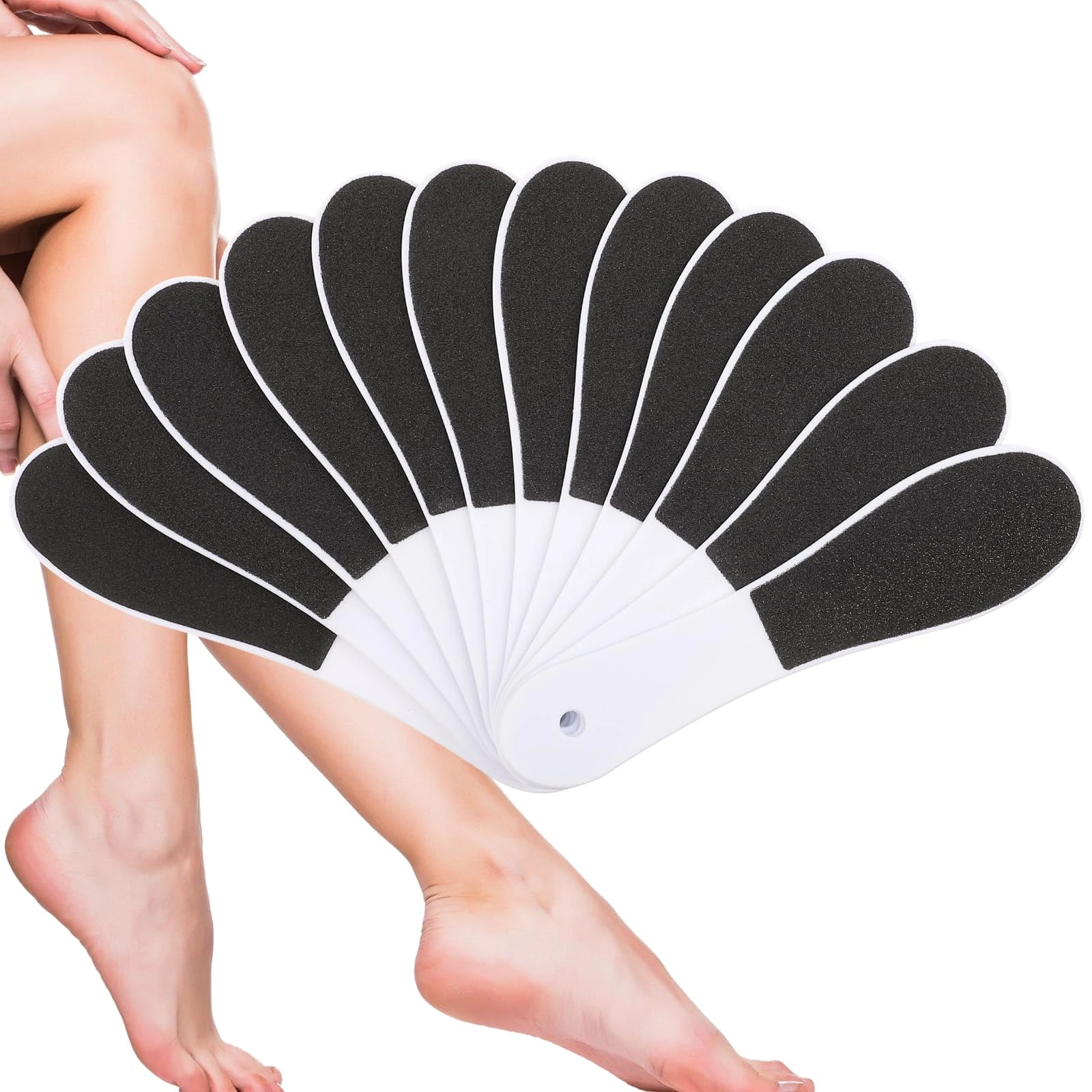 Double-Sided Foot File, 12pcs Foot Rasp Files Disposable Foot Rasp Manicure File Callus Hard Skin Remover