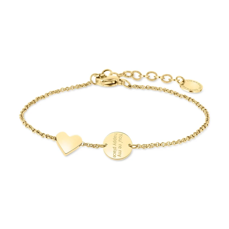 Liebeskind Berlin Ladies Bracelet LJ-1761-B-20 in Stainless Steel IP Gold