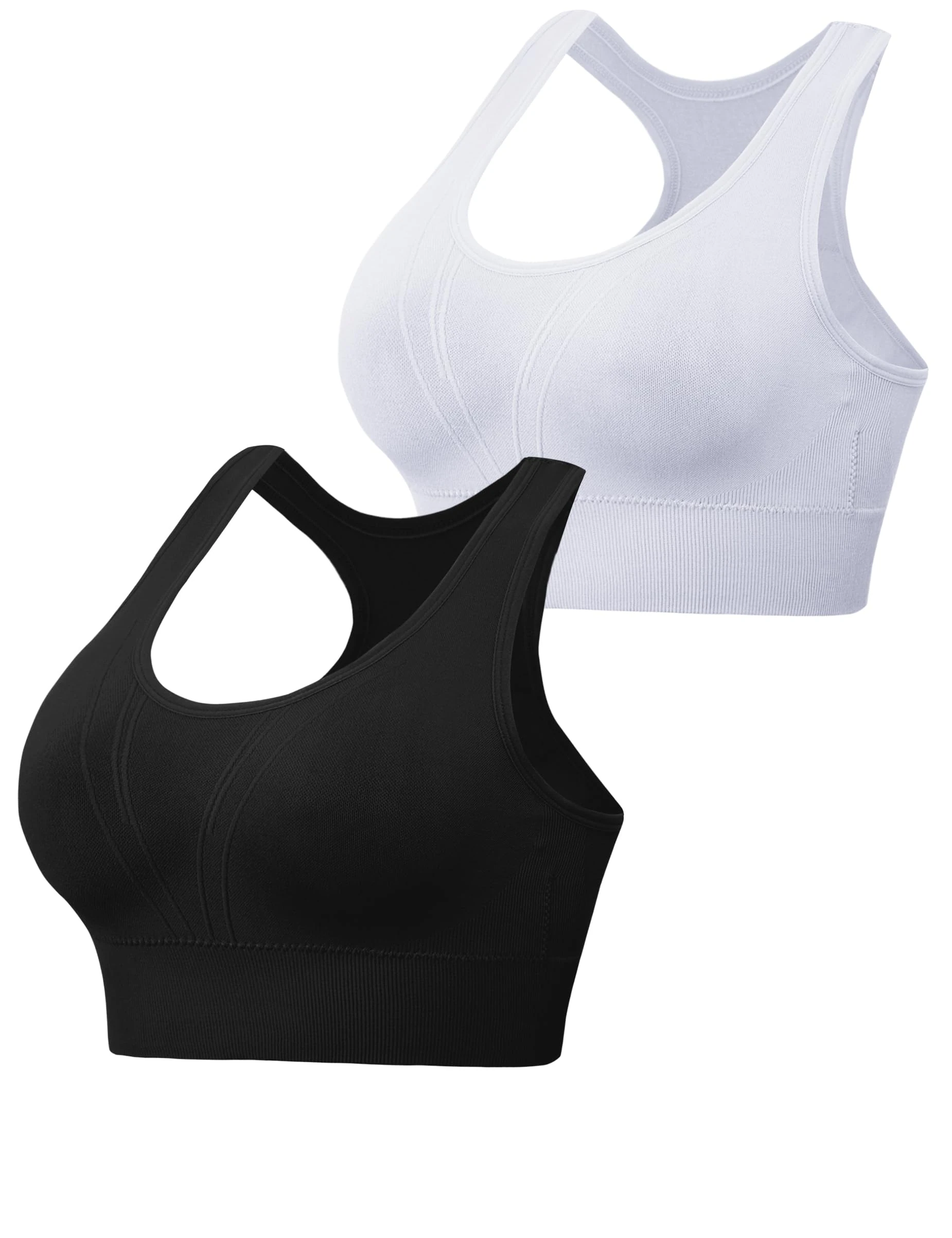 Litherday Sports Bra Women's Push Up Sports Bra Strong Hold Bra Without Underwire Removable Pads Comfort Yoga Crop Tops Vest for Fitness