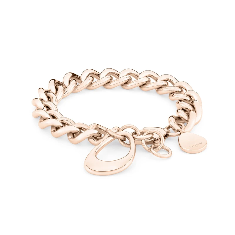 Liebeskind Berlin Ladies Bracelet LJ-1785-B-21 in Stainless Steel IP Rose Gold