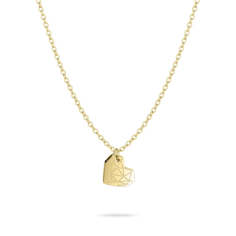 Liebeskind Berlin Ladies Necklace LJ-1775-N-50 in Stainless Steel IP Gold
