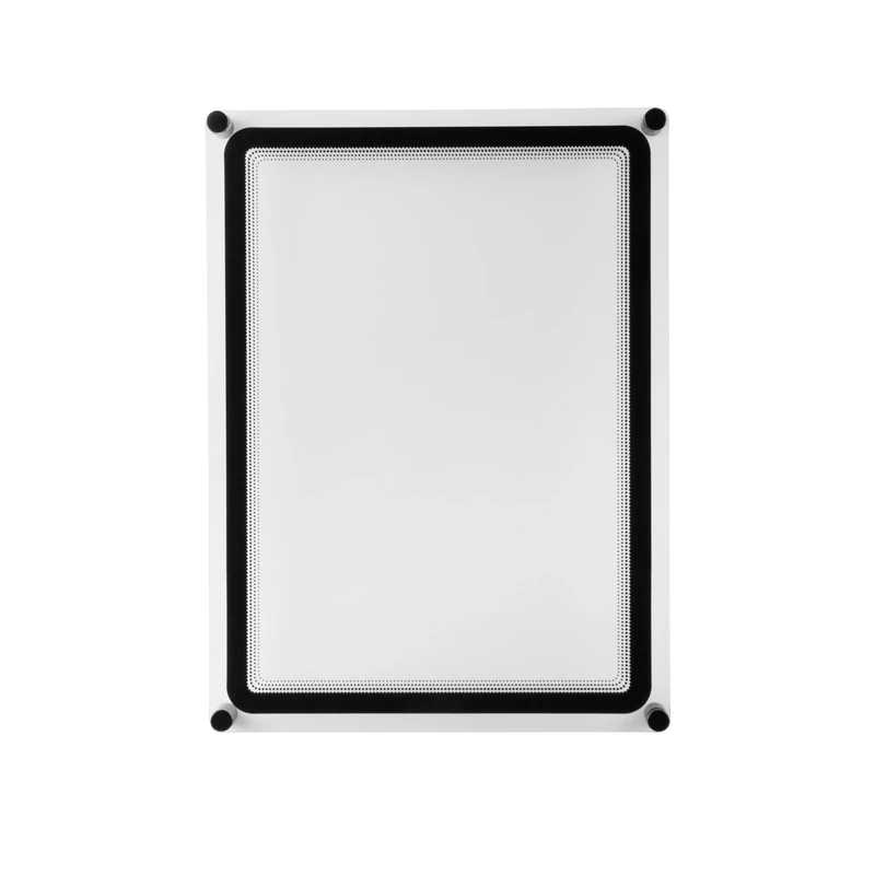 Djois, 930027 Acrylic Wall Poster Holder, Magneto Display Frame Cover, A4 Document, Black, Vertical/Horizontal Mounting, Elegant Design, Includes Material, Ideal for Signage