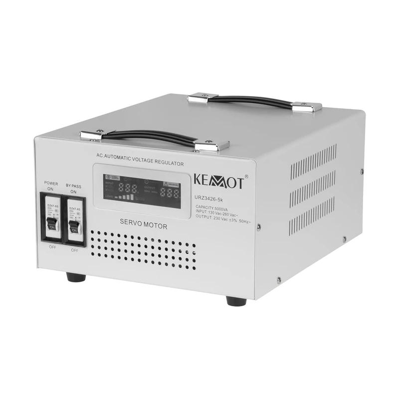 Kemot Automatic Voltage Stabilizer MSER-5000 Servo Motor 5000VA URZ3426-5K