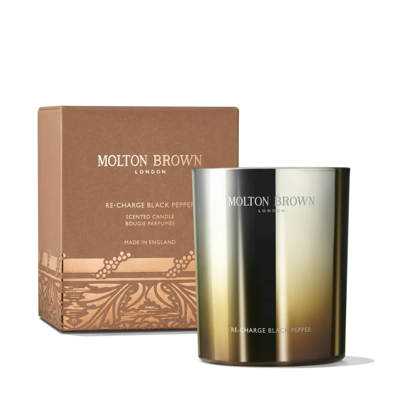Molton Brown Re-Charge Black Pepper Signature Scented Single Wick Candle 190 g