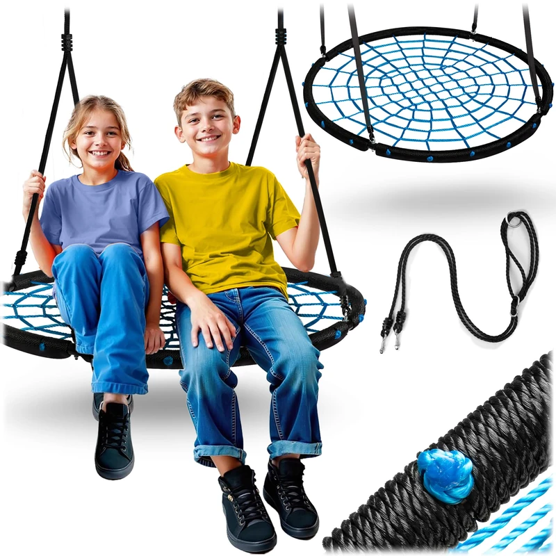 Neo-Sport Outdoor Nest Swing with Frame - 100 cm - 150 kg Load