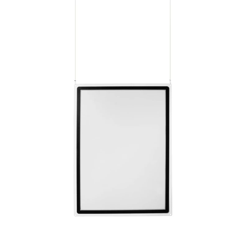 Djois, 930037 Acrylic Poster Holder, Magneto A1 Display Bag, Double-Sided, Black, Large Format Display, Hanging Rope Included, Ideal for Signage