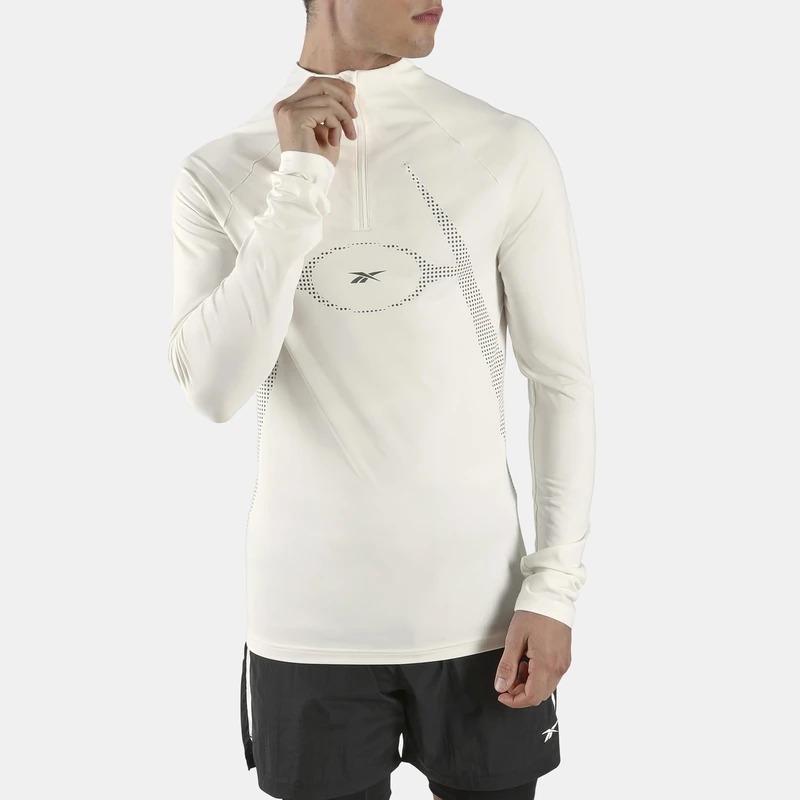 Reebok Athlete Flex Quarter Zip Off-White - Image 1